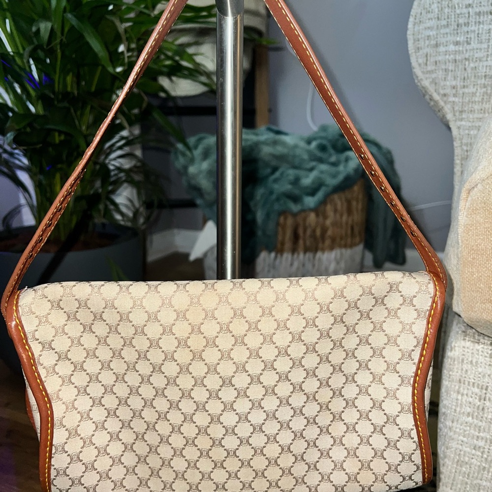 Celine Vintage Macadam Poulbot Shoulder Bag - Picture 2 of 12
